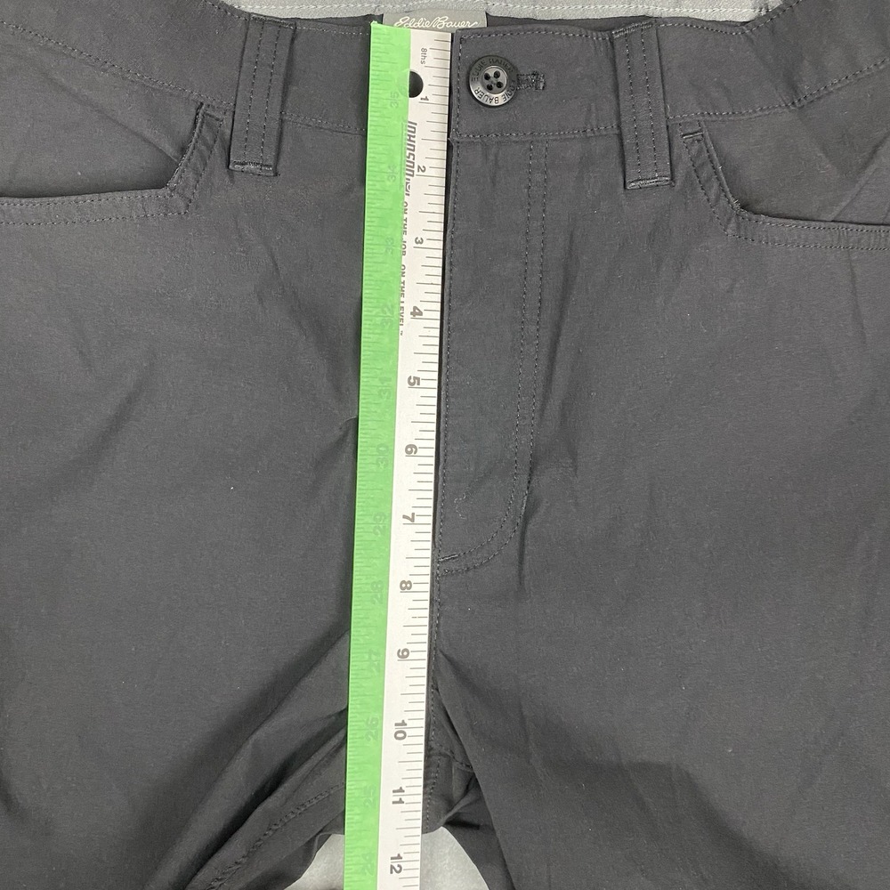 Eddie Bauer Black Convertible Tech Pants Mens Size 32 Hiking Shorts Stretch - Picture 8 of 10